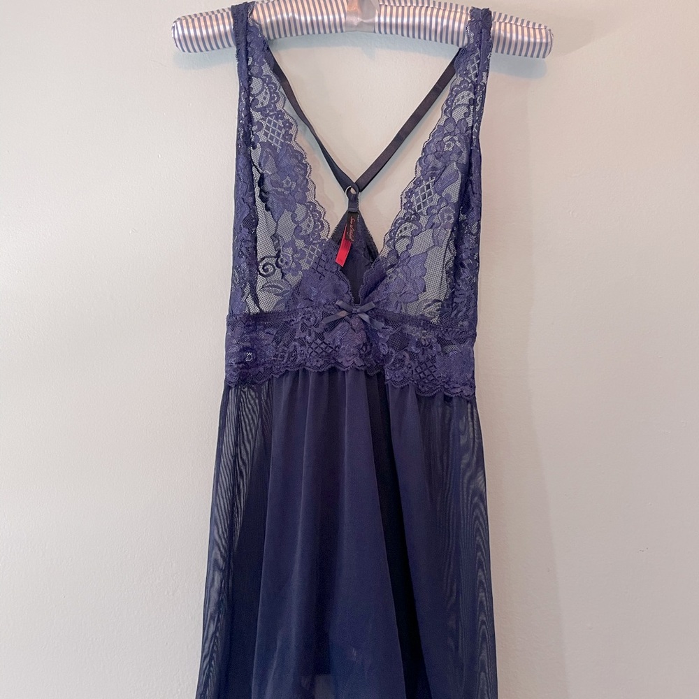 Navy Blue Babydoll- lingerie